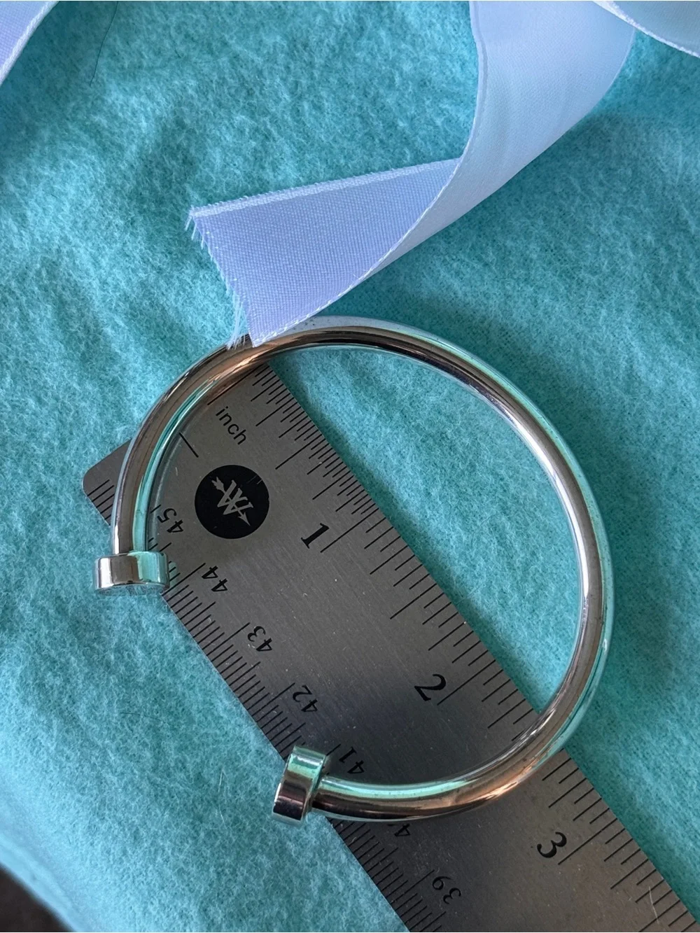 Tiffany & Co. WIDE Silver RTT Cuff Bracelet - Silver